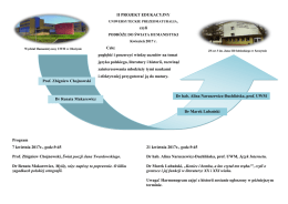 II PROJEKT EDUKACYJNY czyli Cele