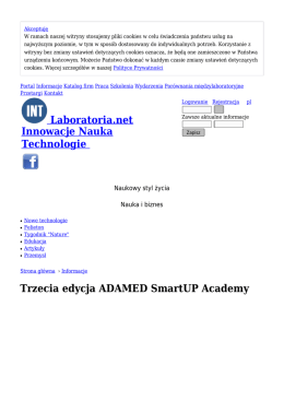 Trzecia edycja ADAMED SmartUP Academy