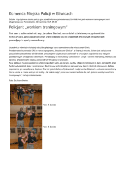 Generuj PDF - Komenda Miejska Policji w Gliwicach