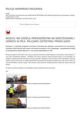 Generuj PDF - Policja Warmińsko