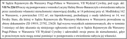 W Sądzie Rejonowym dla Warszawy Pragi