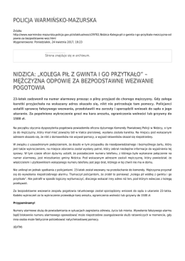 Generuj PDF - Policja Warmińsko