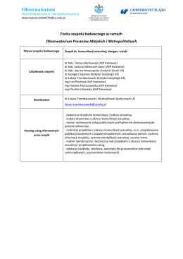 Zesp&oacute;ł ds. komunikacji wizualnej, designu i sztuki