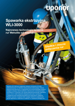 Spawarka ekstruzyjna WLI-3000
