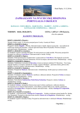 plan wycieczki
