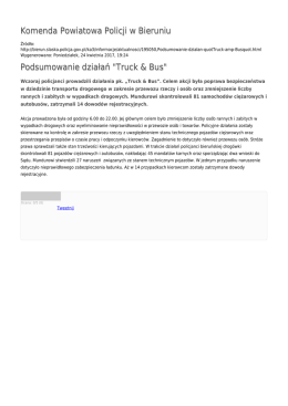 Generuj PDF - Komenda Powiatowa Policji w Bieruniu