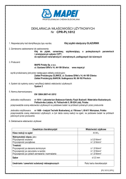 Klej szybki elastyczny GLAZURNIK