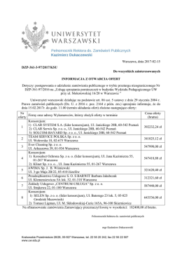 Więcej - Dział Zamówień Publicznych
