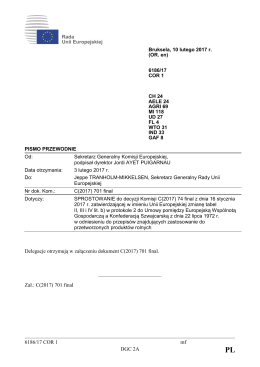 C(2017) 701 final