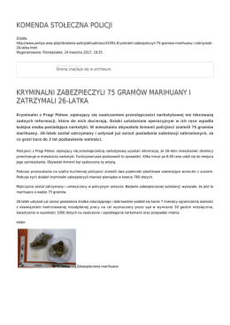 Generuj PDF - Komenda Stołeczna Policji