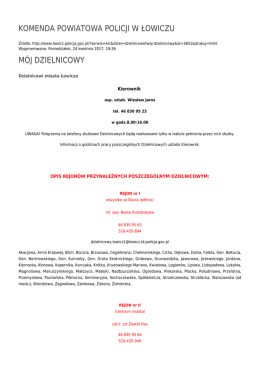 Generuj PDF - Komenda Powiatowa Policji w Łowiczu