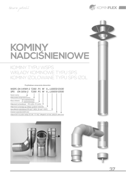 Systemy WSPS i SPS - Komin-Flex