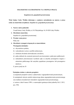 Załącznik - Gmina Cedry Wielkie