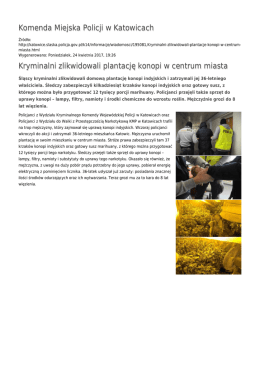 Generuj PDF - Komenda Miejska Policji w Katowicach