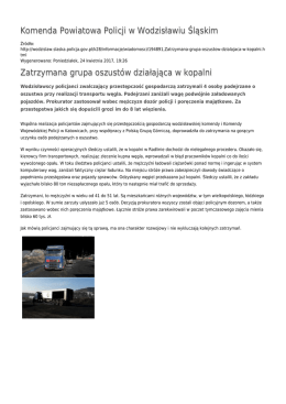 Generuj PDF - Komenda Powiatowa Policji w Wodzisławiu Śląskim