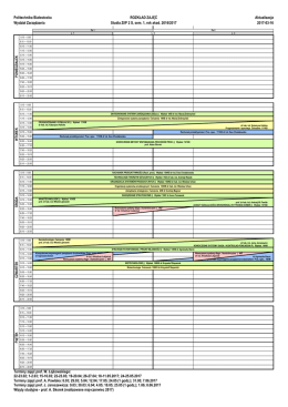 Zarzadzanie i Inzynieria Produkcji 2 stopnia sem. 1