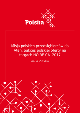 Misja polskich przedsiębiorców do Aten. Sukces polskiej oferty na