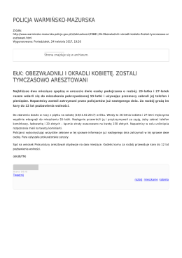 Generuj PDF - Policja Warmińsko
