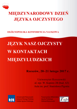 język nasz ojczysty w kontaktach międzyludzkich