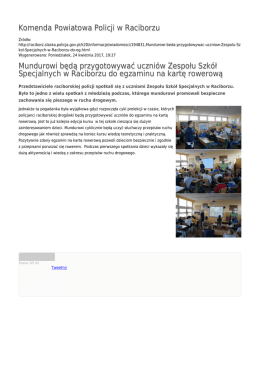 Generuj PDF - Komenda Powiatowa Policji w Raciborzu