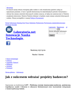 Jak z sukcesem wdrażać projekty badawcze?