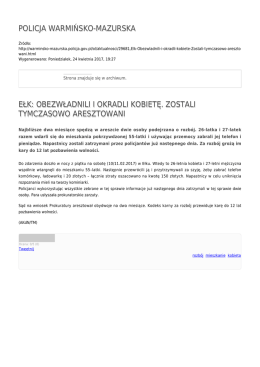 Generuj PDF - Policja Warmińsko