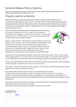Generuj PDF - Komenda Miejska Policji w Bytomiu