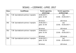 Część praktyczna egzaminu potwierdzającego kwalifikacje