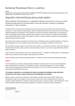 Generuj PDF - Komenda Powiatowa Policji w Lublińcu