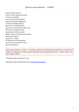 Sprzeciw samouwielbieniu &mdash; Fifi2000