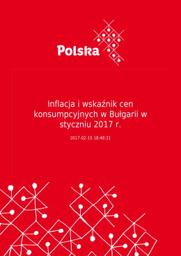 Inflacja i wskaźnik cen konsumpcyjnych w Bułgarii w styczniu 2017 r.