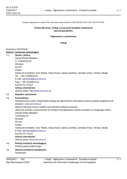 Usługi czyszczenia kanał&oacute;w ściekowych