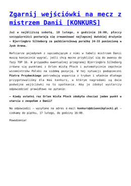 Zgarnij wejściówki na mecz z mistrzem Danii [KONKURS]