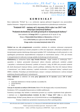 pobierz komunikat - FK-BAD