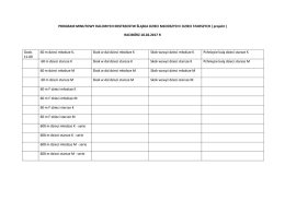 PROGRAM MINUTOWY HALOWYCH MISTRZOSTW ŚLĄSKA