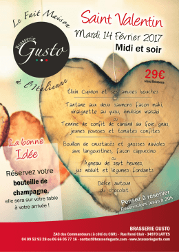 Mardi 14 F&eacute;vrier 2017 - Lattes