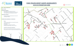 Avis de dynamitage #8 - Parc éolien Mont Sainte