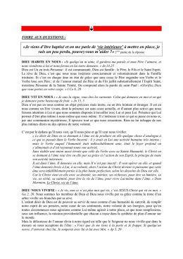 Qu`est-ce que la vie int&eacute;rieure