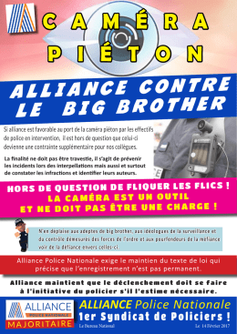 CAM É RAPI É TON - Alliance Police Nationale