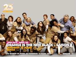 ORANGE IS THE NEW BLACK