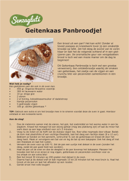 Geitenkaas Panbroodje Broodmix Bruin