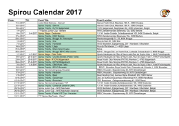 Spirou Calendar 2017