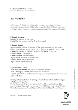 Bal irlandais - Philharmonie de Paris