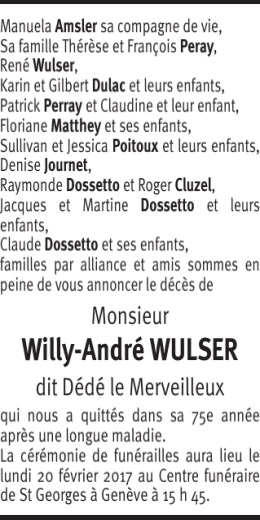 Willy-Andr&eacute; WULSER