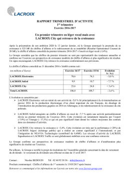 communique de presse