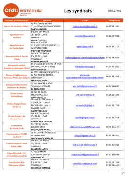 T&eacute;l&eacute;charger - CFDT - Nord-Pas-de