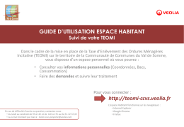 guide d`utilisation espace habitant