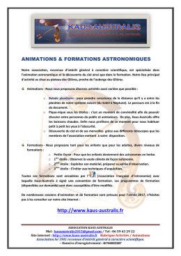 formation PTO - Kaus