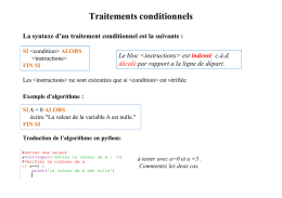 Le conditionnel