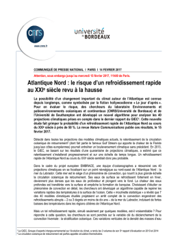 CP refroidissement Atlantique